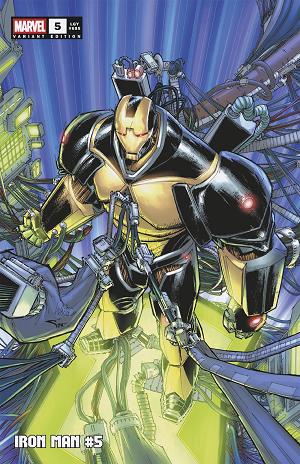 Iron Man #5 WHILCE PORTACIO ADVANCED IRON MAN VARIANT cover