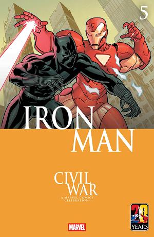 Iron Man #5 MIKE MCKONE CIVIL WAR CELEBRATION VARIANT cover