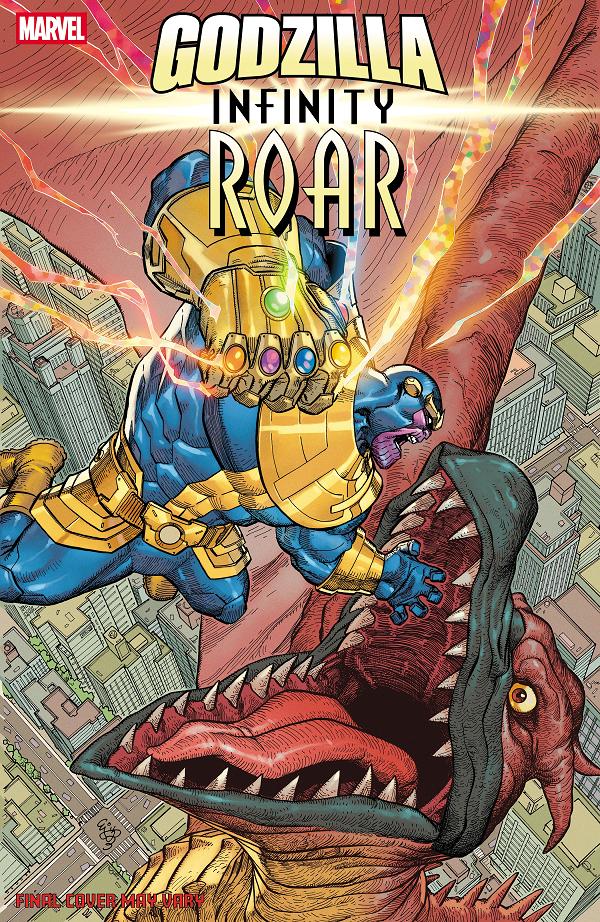 Godzilla: Infinity Roar #4 E.J. SU COSMIC VARIANT cover