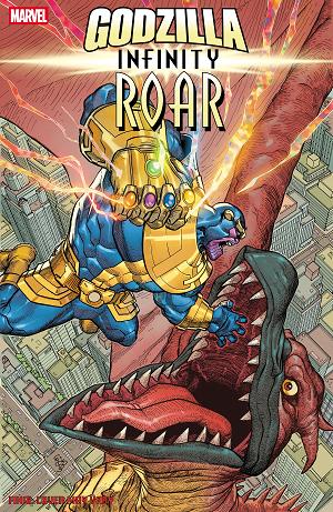 Godzilla: Infinity Roar #4 E.J. SU COSMIC VARIANT cover