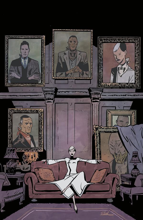 Fall Of The House Of Slaughter A Main (Dressed, Connelly) #1 C Variant (Full Art, Charretier) cover