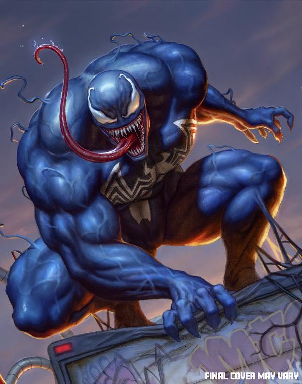 Venom #258 DAN DOS SANTOS MAGIC: THE GATHERING VIRGIN VARIANT [1:50] cover