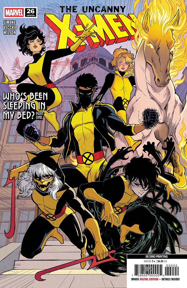 Uncanny X-Men #26 LUCIANO VECCHIO 2ND PRINTING VARIANT cover