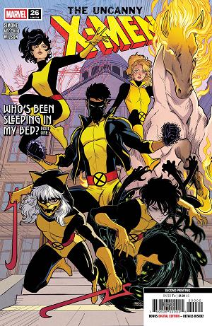 Uncanny X-Men #26 LUCIANO VECCHIO 2ND PRINTING VARIANT cover