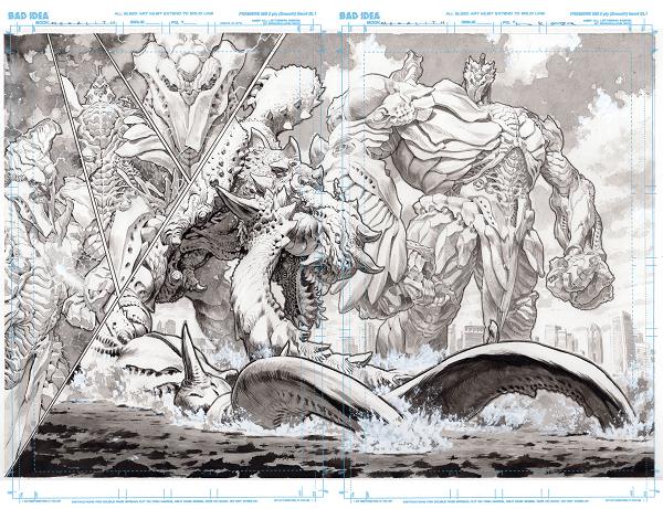 Olympus Saga Megalith #1 variant cover by Lewis LaRosa