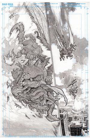 Olympus Saga Megalith #1 CVR F LEWIS LAROSA ORIGINAL ART EDITION 3VAR cover