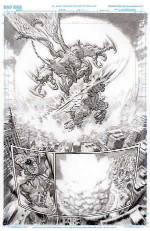 Olympus Saga Megalith #1 CVR G (OF 4) CVR G LEWIS LAROSA ORIGINAL ART EDITION 4 cover