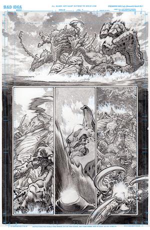 Olympus Saga Megalith #1 CVR H (OF 4) CVR H LEWIS LAROSA ORIGINAL ART EDITION 5 cover