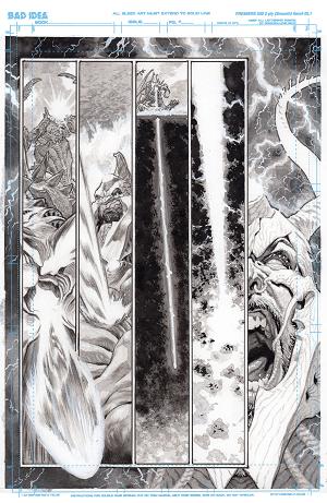 Olympus Saga Megalith #1 CVR I (OF 4) CVR I LEWIS LAROSA ORIGINAL ART EDITION 6 cover