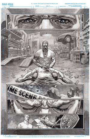 Olympus Saga Megalith #1 CVR J (OF 4) CVR J LEWIS LAROSA ORIGINAL ART EDITION 7 cover
