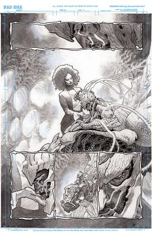Olympus Saga Megalith #1 CVR K (OF 4) CVR K LEWIS LAROSA ORIGINAL ART EDITION 8 cover