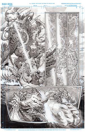 Olympus Saga Megalith #1 CVR L (OF 4) CVR L LEWIS LAROSA ORIGINAL ART EDITION 9 cover