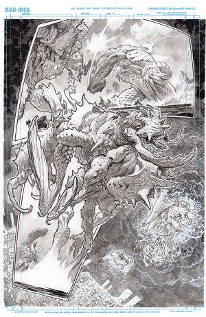 Olympus Saga Megalith #1 CVR M (OF 4) CVR M LEWIS LAROSA ORIGINAL ART EDITION 10 cover