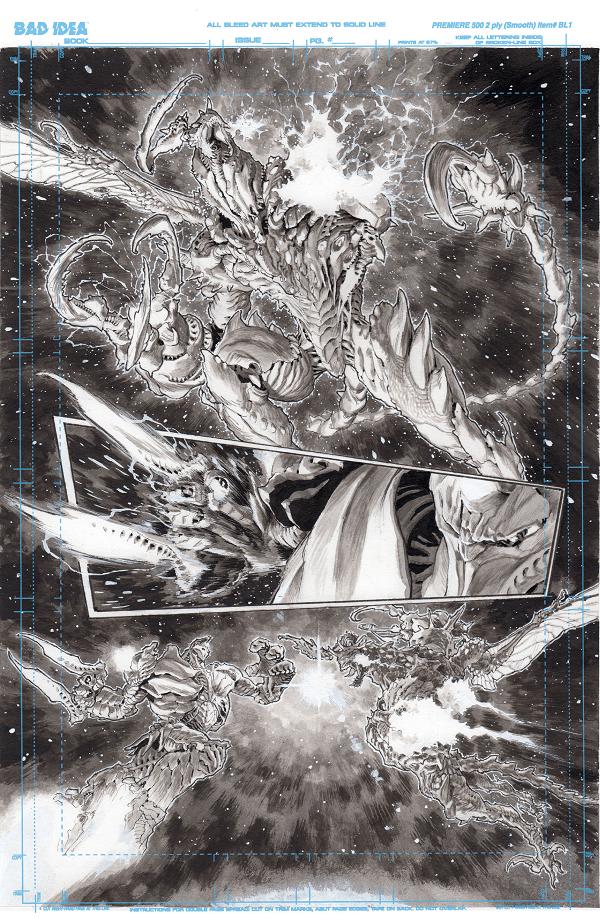 Olympus Saga Megalith #1 variant cover by Lewis LaRosa