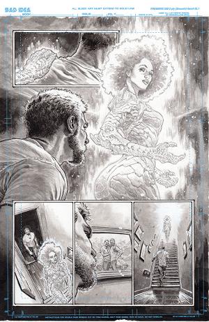 Olympus Saga Megalith #1 CVR R (OF 4) CVR R LEWIS LAROSA ORIGINAL ART EDITION 15 cover