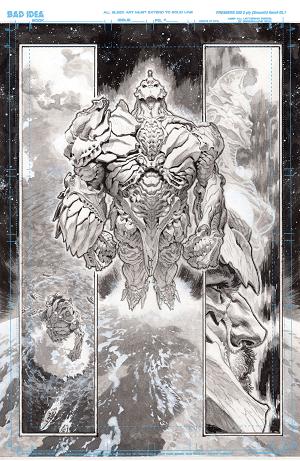 Olympus Saga Megalith #1 CVR T (OF 4) CVR T LEWIS LAROSA ORIGINAL ART EDITION 17 cover