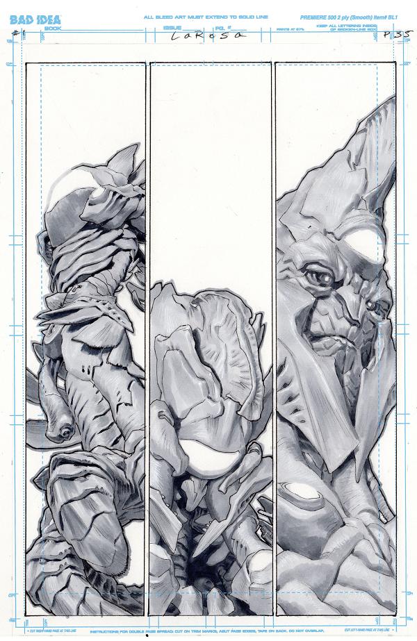 Olympus Saga Megalith #1 variant cover by Lewis LaRosa