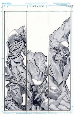 Olympus Saga Megalith #1 CVR V (OF 4) CVR V LEWIS LAROSA ORIGINAL ART EDITION 19 cover