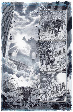 Olympus Saga Megalith #1 CVR Y (OF 4) CVR Y LEWIS LAROSA ORIGINAL ART EDITION 22 cover