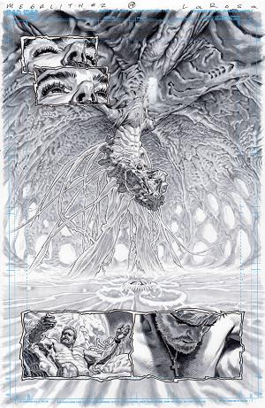 Olympus Saga Megalith #1 CVR Z (OF 4) CVR Z LEWIS LAROSA ORIGINAL ART EDITION 23 cover