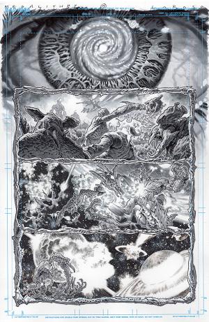 Olympus Saga Megalith #1 CVR Z (OF 4) CVR ZA LEWIS LAROSA ORIGINAL ART EDITION 24 cover