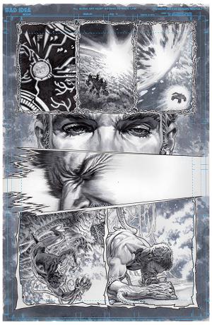 Olympus Saga Megalith #1 CVR Z (OF 4) CVR ZC LEWIS LAROSA ORIGINAL ART EDITION 26 cover
