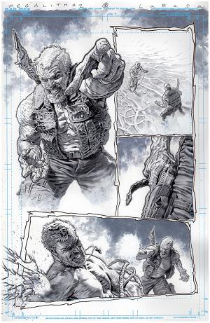 Olympus Saga Megalith #1 CVR Z (OF 4) CVR ZD LEWIS LAROSA ORIGINAL ART EDITION 27 cover