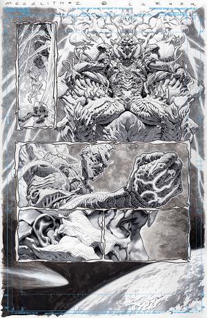 Olympus Saga Megalith #1 CVR Z (OF 4) CVR ZF LEWIS LAROSA ORIGINAL ART EDITION 29 cover