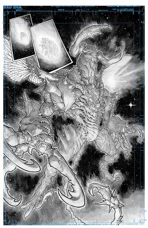 Olympus Saga Megalith #1 CVR Z (OF 4) CVR ZG LEWIS LAROSA ORIGINAL ART EDITION 30 cover