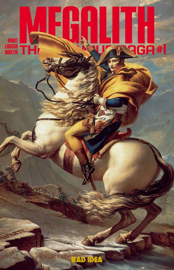 Olympus Saga Megalith #1 variant cover by Jacques-Louis David