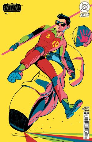 Absolute Batman #20 CVR G CVR G JAVIER RODRIGUEZ ROBINS TIM DRAKE CARD STOCK cover