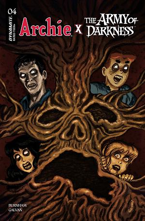 Archie X Army Of Darkness #4 CVR M CVR M BILL GALVAN DEADITE cover