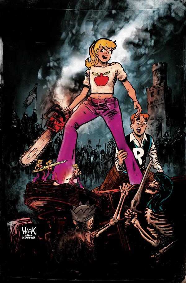 Archie X Army Of Darkness #4 CVR O CVR O INC 1:7 ROBERT HACK BETTY VARIANT VIRGIN cover