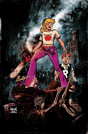 Archie X Army Of Darkness #4 CVR O CVR O INC 1:7 ROBERT HACK BETTY VARIANT VIRGIN cover