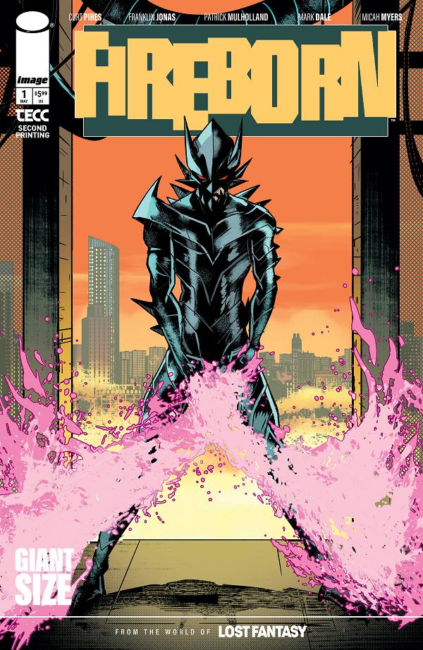 Fireborn #1 CVR B 2ND PTG CVR B PATRICK MULLHOLAND FOIL ABSOLUTE BATMAN HOMAGE cover