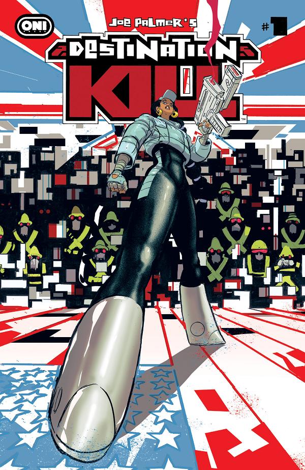 Destination Kill #1 variant cover by Riley Rossmo