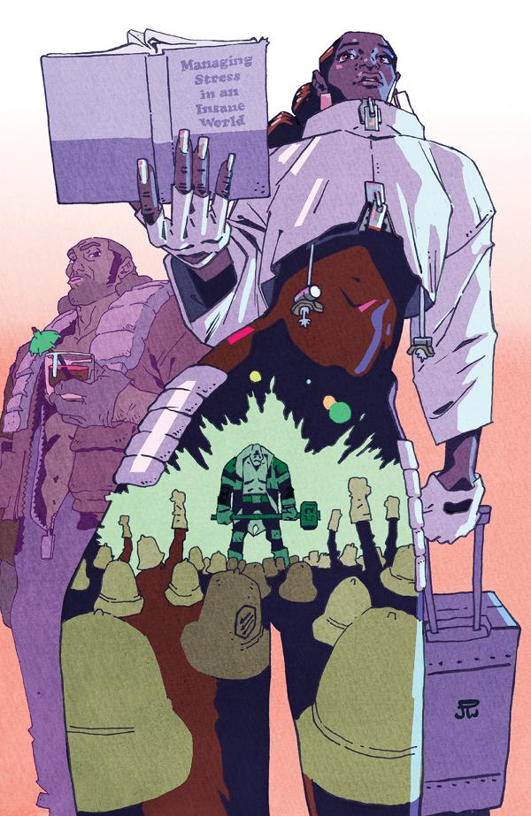 Destination Kill #1 variant cover by Ronald Wimberly