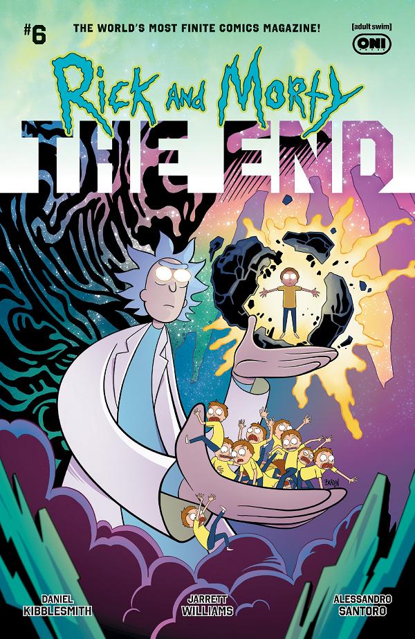 Rick And Morty The End #6 cover by Dave Bardin
