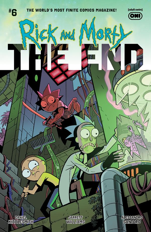 Rick And Morty The End #6 variant cover by Troy Little
