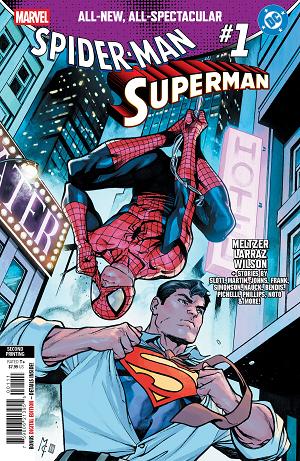 Marvel/Dc: Spider-Man/Superman #1 MARTIN COCCOLO 2ND PRINTING VARIANT cover