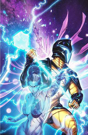Valiant Beyond: The X-O Manowar --The God Hunt Cover A (Noobovich) #8 Variant C (Noobovich Full Art) cover