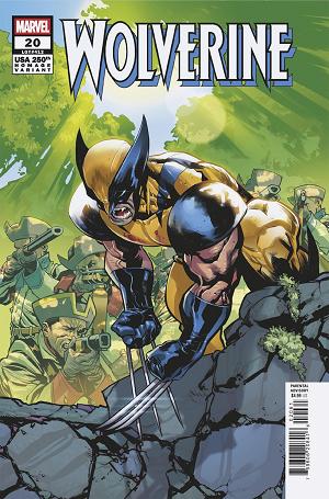 Wolverine #20 FRANCESCO MANNA 250TH HOMAGE VARIANT cover