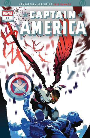 Captain America #11 BALDEMAR RIVAS VARIANT cover