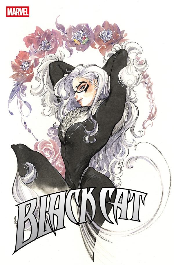 Black Cat #10 variant cover by Peach Momoko