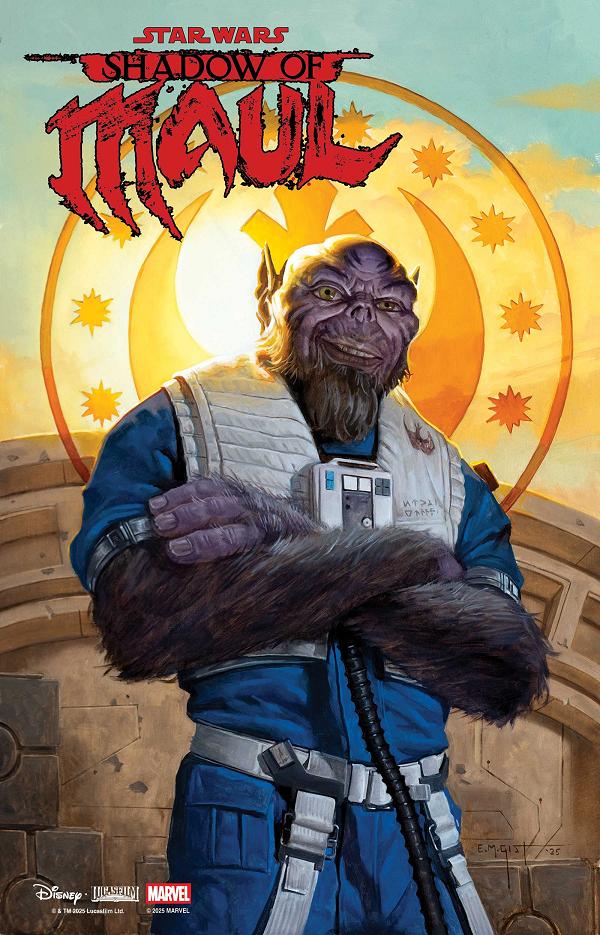 Star Wars: Shadow Of Maul #3 E.M. GIST MANDALORIAN & GROGU VARIANT cover