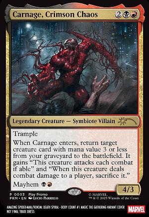 Amazing Spider-Man/Venom: Death Spiral - Body Count [Ds] #1 LUCIO PARRILLO MAGIC: THE GATHERING VARIANT [DS] cover