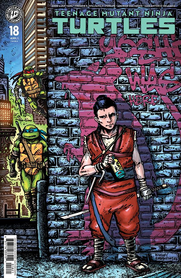 Teenage Mutant Ninja Turtles Cover A (Williams Ii) #18 variant cover by Kevin Eastman