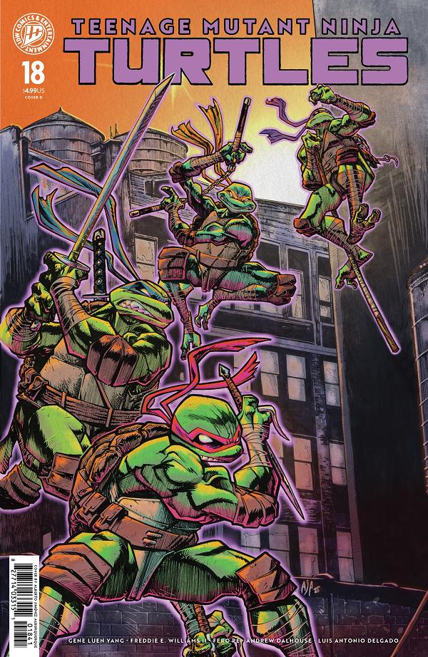 Teenage Mutant Ninja Turtles Cover A (Williams Ii) #18 variant cover by Alberto Jimenez Alburquerque