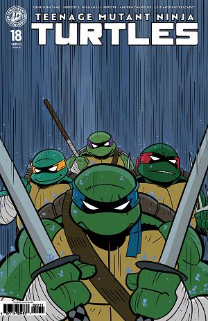 Teenage Mutant Ninja Turtles Cover A (Williams Ii) #18 Variant RI (25) (Edgar) [1:25] cover