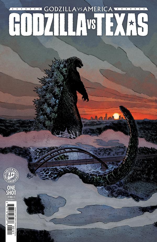 Godzilla Vs. America: Texas Cover A (Frank) #1 null cover